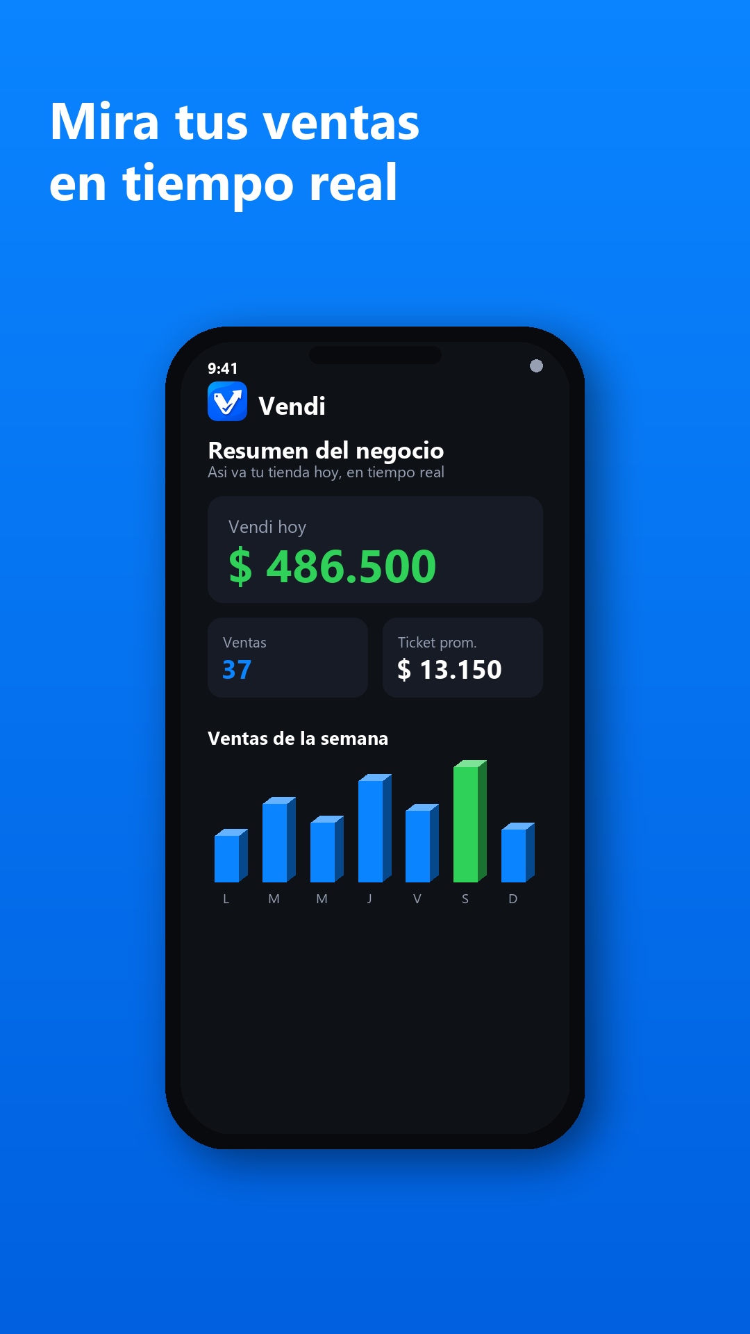 Vendi — ventas en tiempo real