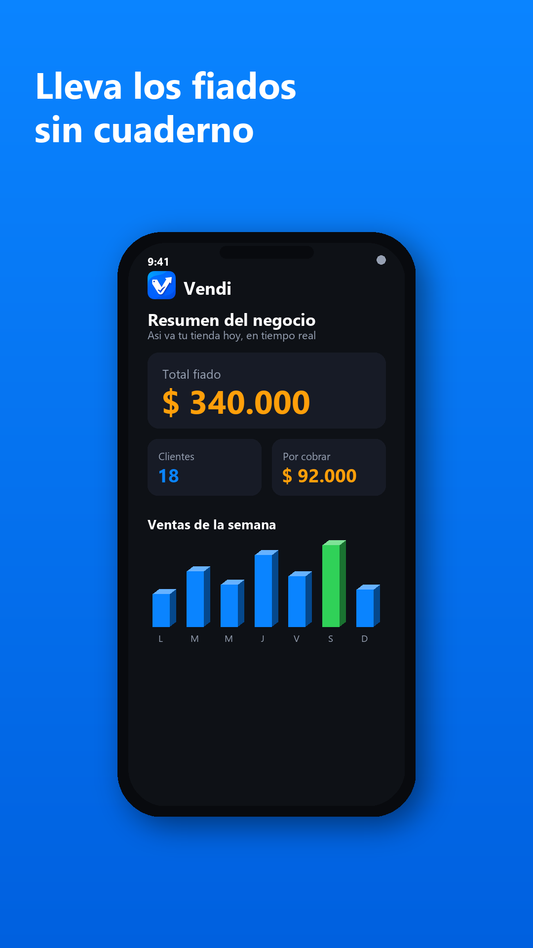 Vendi — fiados sin cuaderno